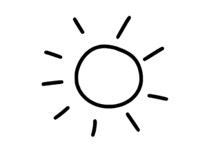 soleil dessin d'un soleil